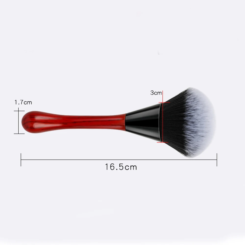 Large Makeup Brushes Cream for Foundation Powder Brush Retro Wooden Soft Face Blush Brush Professional Cosmetics Make Up Tool