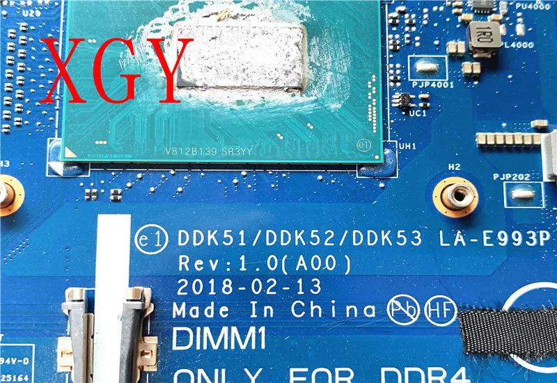 Original para DELL g5 5587 Laptop Placa-mãe LA-E993P 0V4NFF 0KTVPD i5-8300H I7-8750H GTX1050TI-4GB 100% Teste Ok