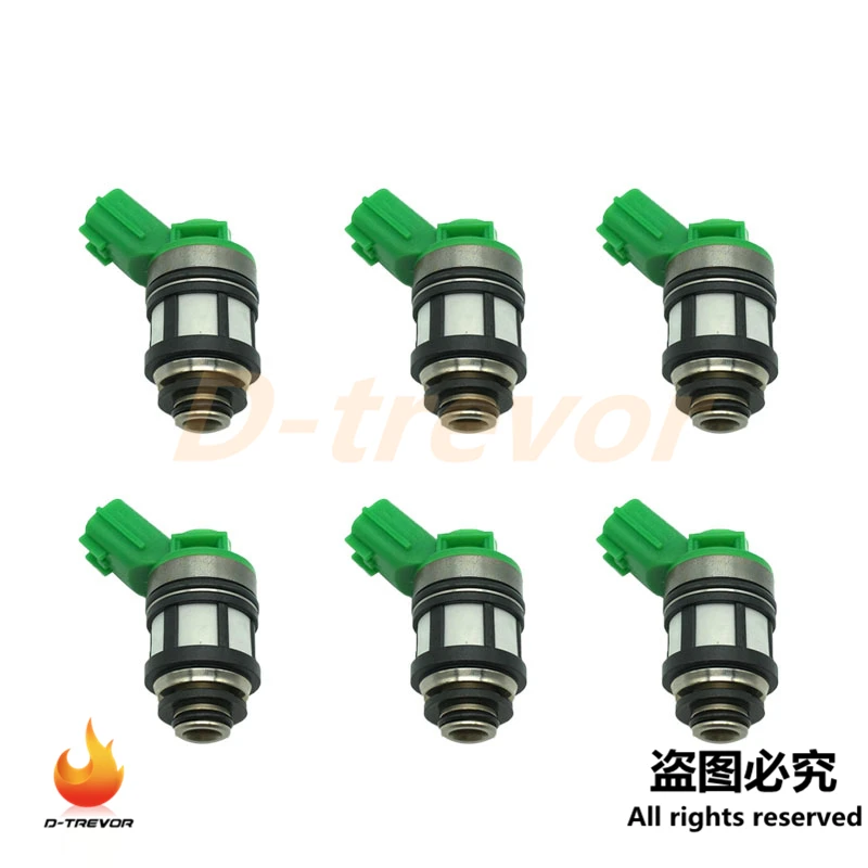 Set of 6 OEM 16600-1S700 Fuel Injectors nozzle For 1998-2004 Nissan Frontier Pickup Xterra 2.4L 166001S700 JS4D2 JS4D5