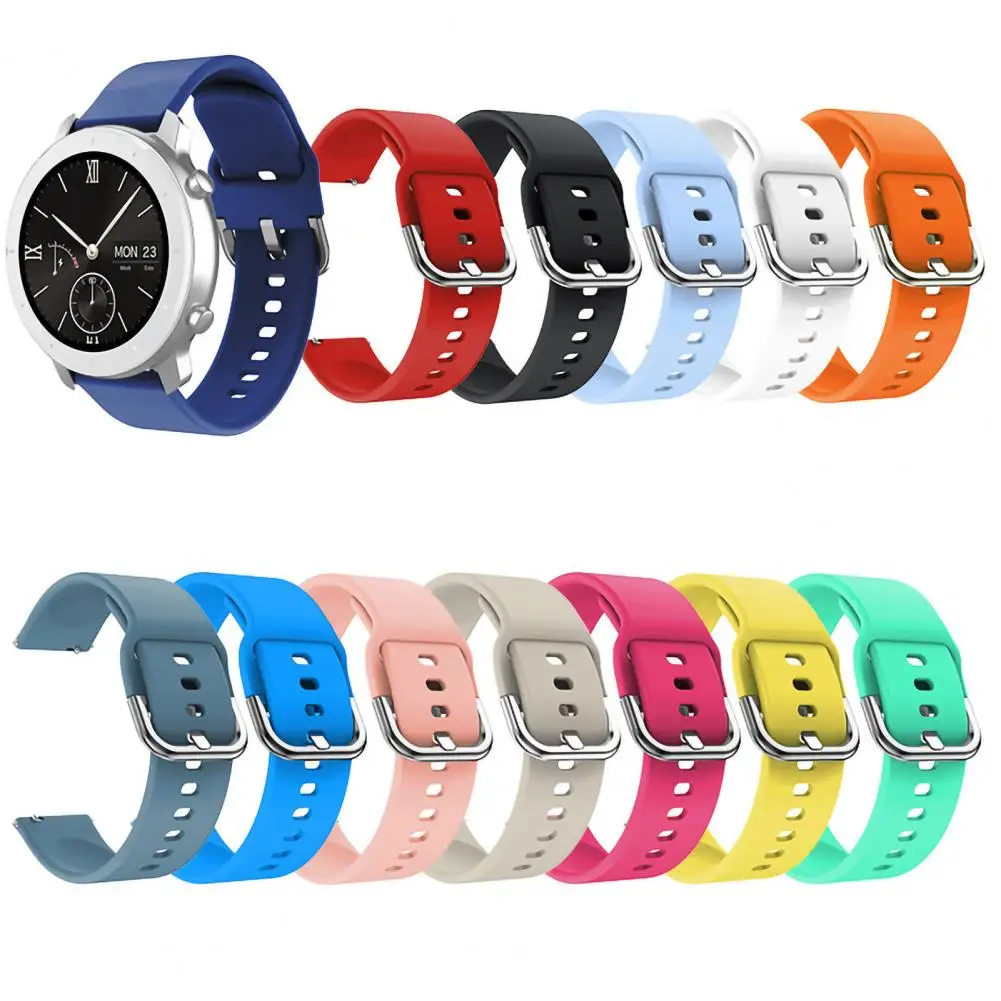 นาฬิกา20มม.ซิลิโคน Smartwatch สายรัดข้อมือสร้อยข้อมืออุปกรณ์เสริมสำหรับ Amazfit GTS 2E/GTS 2/BIP/BIP Lite