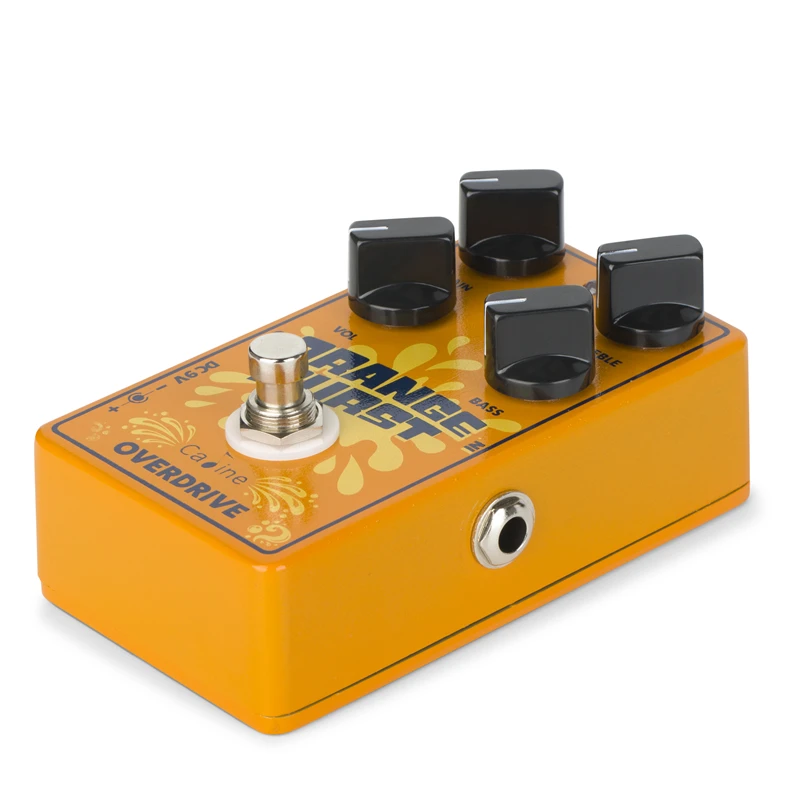 Caline CP-516 Orange Burst Overdrive, pédale d\'effet de guitare électrique, conception True Bypass, pièces et accessoires