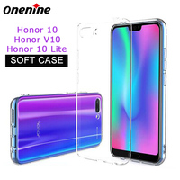 Transparent Case for Huawei Honor 10 V10 Lite Case Cover Soft TPU Ultrathin Clear Silicone Mobile Phone Back Cover Funda Carcasa