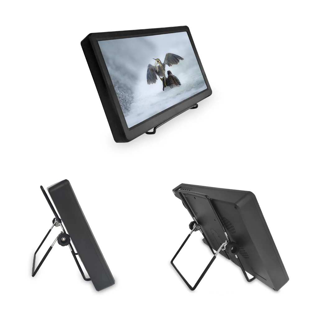 10.1 inch LCD touch screen (Aanpassing: Tinker Board & Raspberry Pi), HDMI Of VGA-interface, 1920x1080 resolutie FHD Monitor