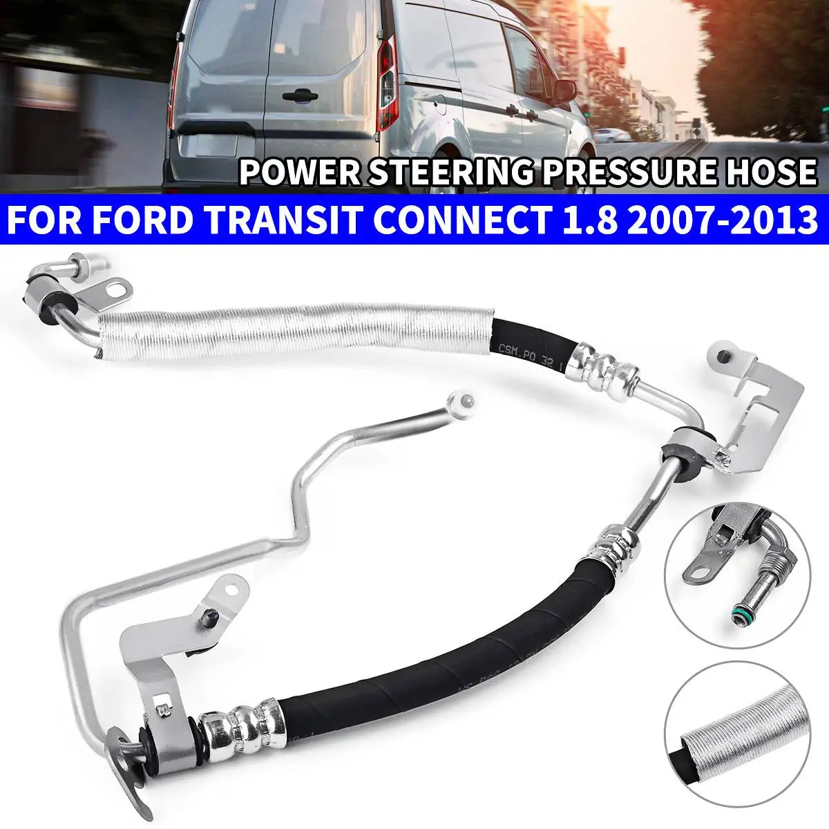 5231495 Power Steering High Pressure Hose Assembly Fit for Ford Transit Connect 2007 2008 2009 2010 2011-2013 Car Accessories