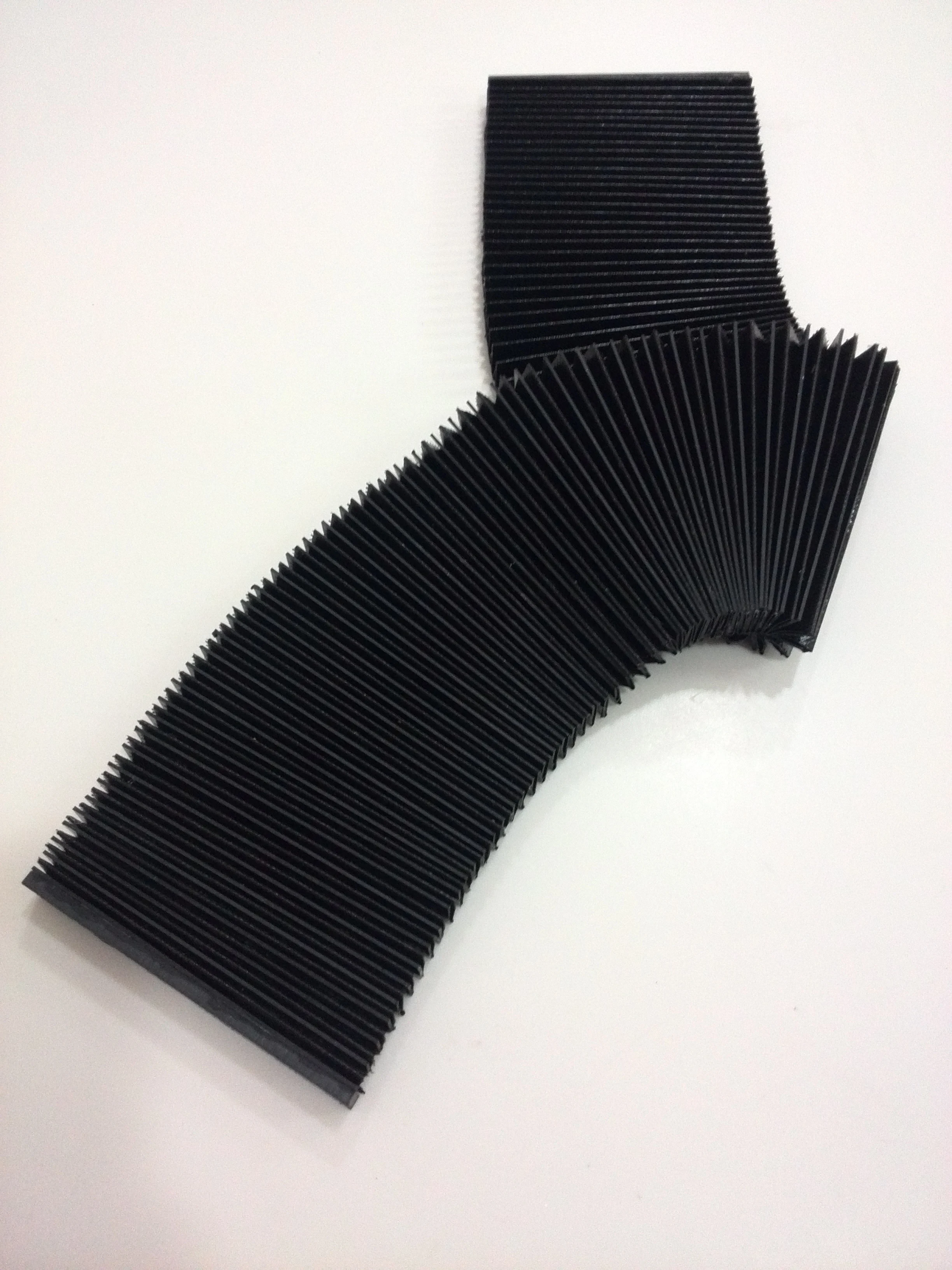Straight covers bellows Width= 115 mm Height= 20 mm Lmax= 1550 mm