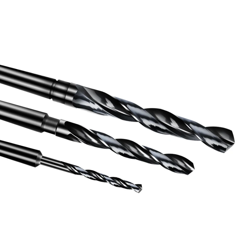 Alta Velocidade Aço Morse Taper Shank Torção Broca, Furo De Perfuração De Metal, Ferro, Aço, Cobre, 13-60mm, 1Pc