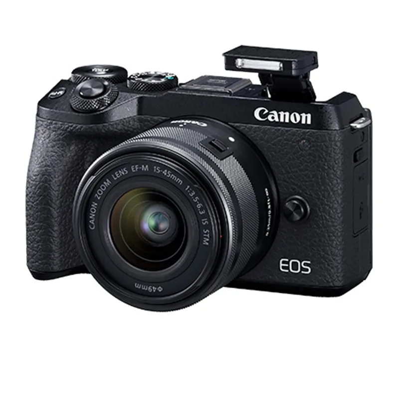 Canon EOS M6 Mark II Mirrorless Camera Digital Camera With EF-M 15-45mm F/3.5 Lens Compact Camera Professional Photography