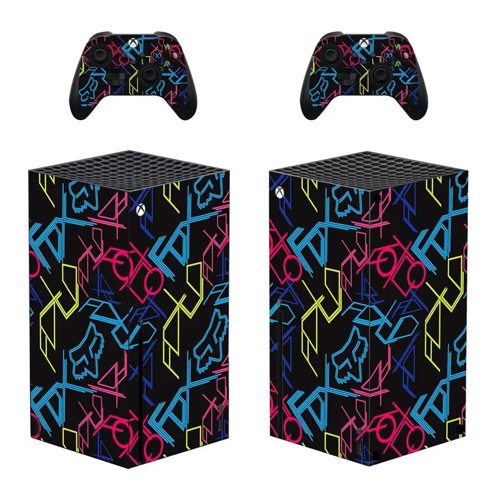 Symbol Style Xbox Series X Skin Sticker for Console & 2 Controllers Decal Vinyl Protective Skins Style 1