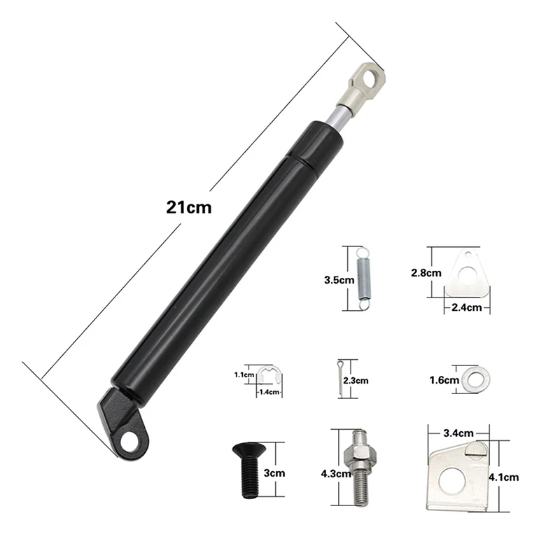 Steel Rear Door Buffer Lever&Tailgate Shock Absorber  Off-raod 4x4 Rear Door Hydraulic Lever Fit For Ranger T6 T7 T8 2012-2020
