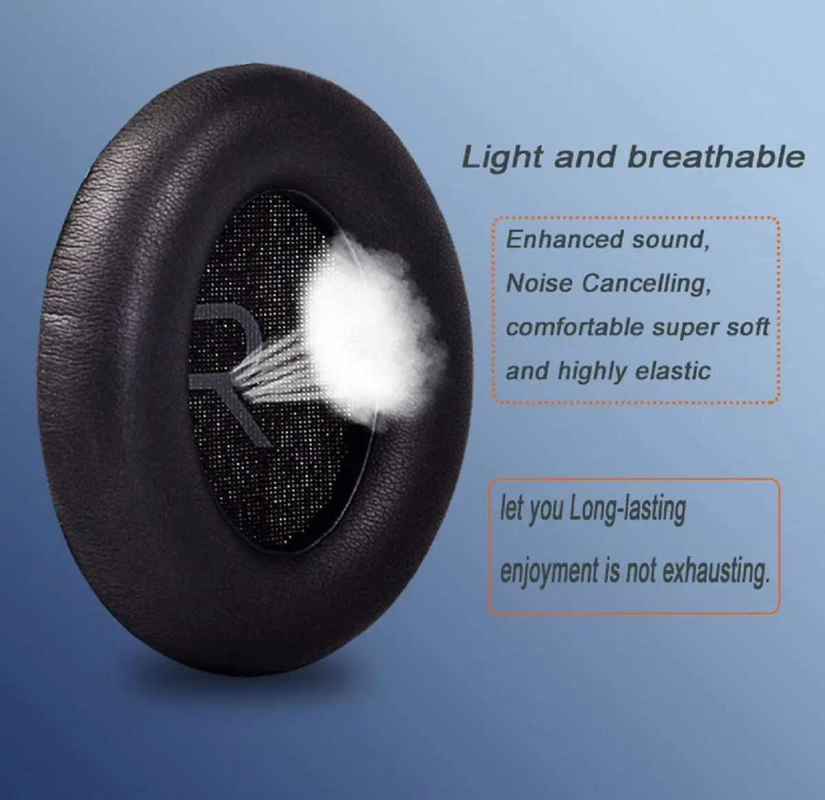 Обновленная Замена амбушюры для бозе 700 Шум шумоподавления наушники (NC700) -мягче, из искусственной кожи, класса «Люкс» из пены с эффектом памяти