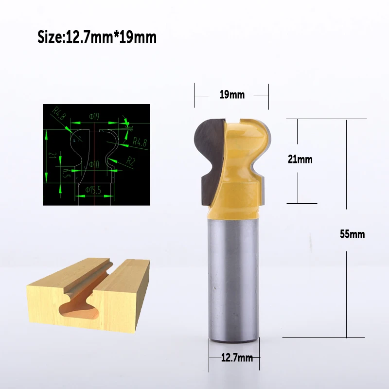 CHWJW 1pc 6 6.35 8mm 12mm 1/2\