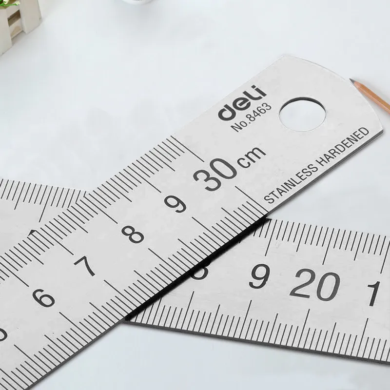 8464 steel ruler 50cm set of drafting rules sewing design ruler Office supplies Kawaii stationery stationery office supplies