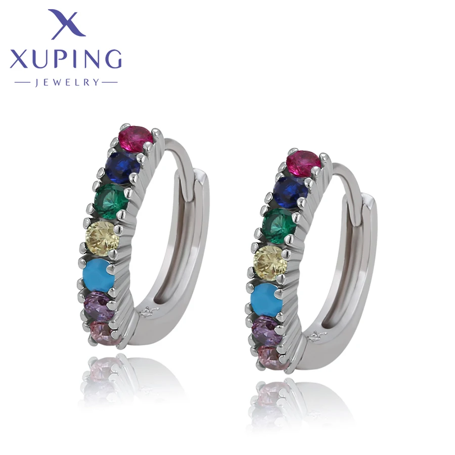 Xuping Jewelry Summer Sale New Arrival Elegant Huggies Earrings for Women ZBE232