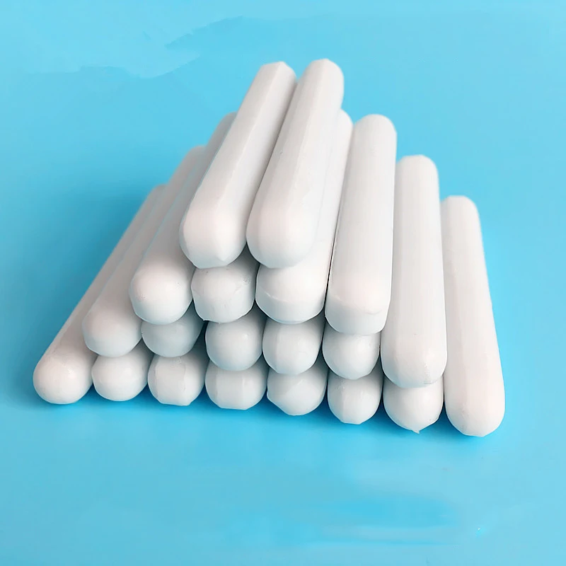Große Größe C10X60mm PTFE Magnetrührer Rührstäbe Polytetrafluorethylen Rührstab, Zylinderform, 5 Stück – Detail 1