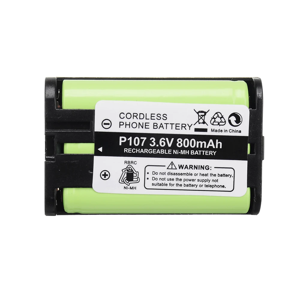 4 pcs/set 3.6v 800mAh Rechargeable Cordless Phone Battery for Panasonic HHR-P107 HHR-P107A HHR-P107A/1B BB-GT1500 BB-GT1540B