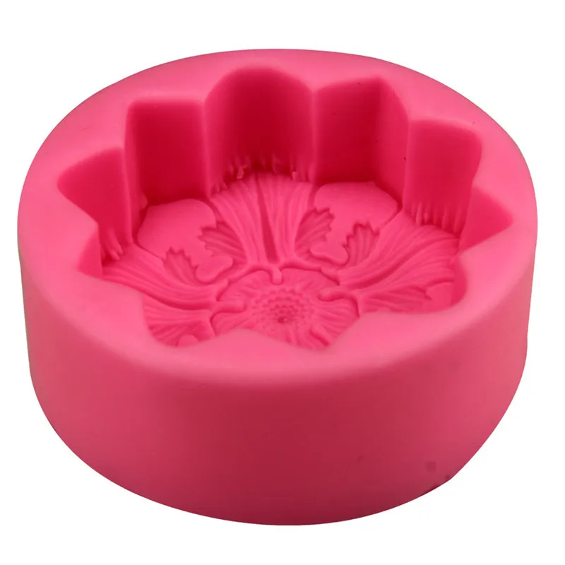 3D Flower Soap Mold Silicone Mould Resin Mould for DIY Handicraft Candle Soap Making