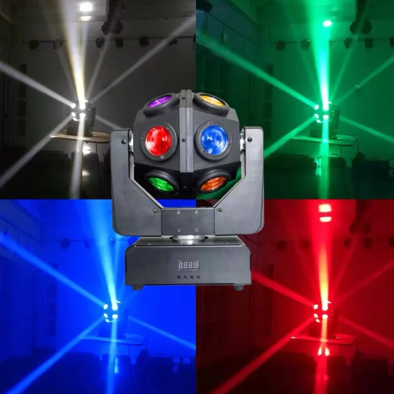 futebol moving head luzes 12x10w rgbw 4in1 led feixe de luz futebol luz profissional dj bar party show iluminacao estagio dmx512 01