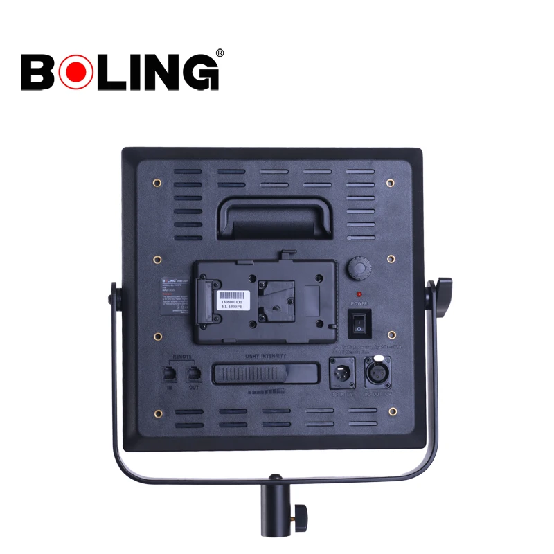 Boling 76Ws BL-1300PB 1300PB CRI 95+ 1296 LEDS fuente de alimentación Dual atenuador continuo vídeo LED Panel de luz portátil de estudio apilable