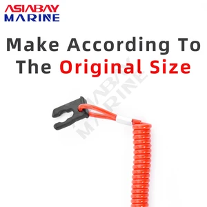 Suzuki Navy Outboard Motor Motor Kill Stop Switch, Key Cord Cord Tether for 2-425hp 8 Main Sales Peaks Suzuki Stern Motor - №5