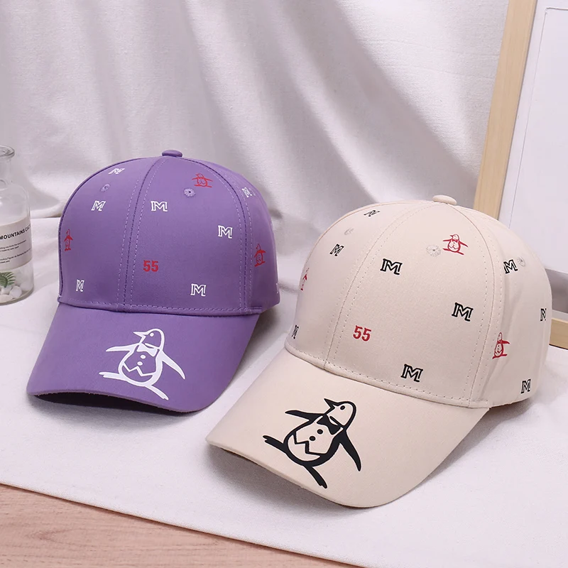 

Peaked Cap Ladies Spring and Summer Outdoor Shade Fashion Hat Korean Version of The Trend of Wild Letters Men's Baseball Caps