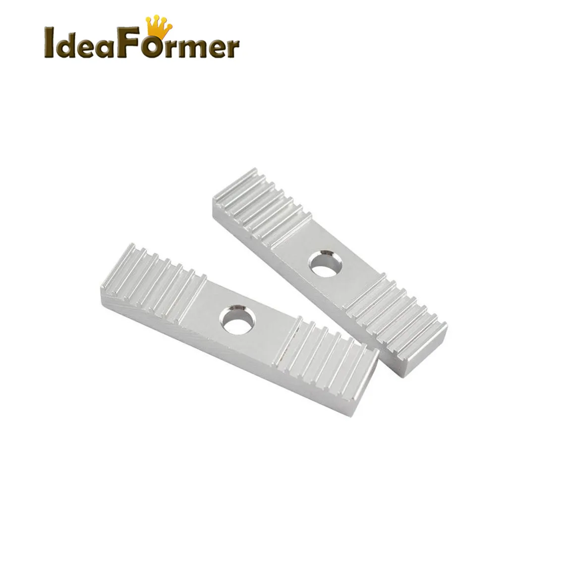 

2pcs Reprap DIY GT2 Timing Belt Fixing Piece Aluminum Alloy Tooth Pitch 2mm Clamp Fixed Clip 9*40mm CNC For 3 D Printer Parts