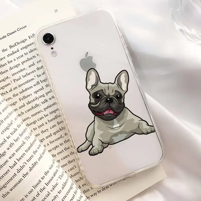 French Bulldog Phone Case for iphone 13 11 12 pro XS MAX 8 7 6 6S Plus X 5S SE 2020 XR case