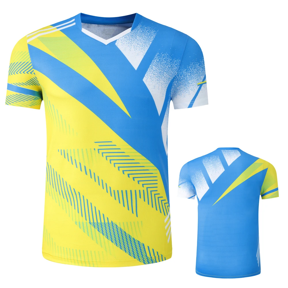 Sport Tennis Shirts Heren Dames Kinderen badminton t-shirts voor Jongen tafeltennis Shirt Meisjes Ping Pong Jerseys gym Sport voetbalshirt