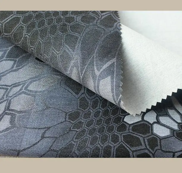 

Black Python Fabric Polyester Camouflage 200*150cm Special Police Military Work Spring