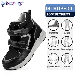 Princepard Trẻ Em Chỉnh Hình Giày Cho Flatfeet Hỗ Trợ Mắt Cá Chân Trẻ Em Thể Thao Với Đế Khắc Phục Bé Trai Bé Gái