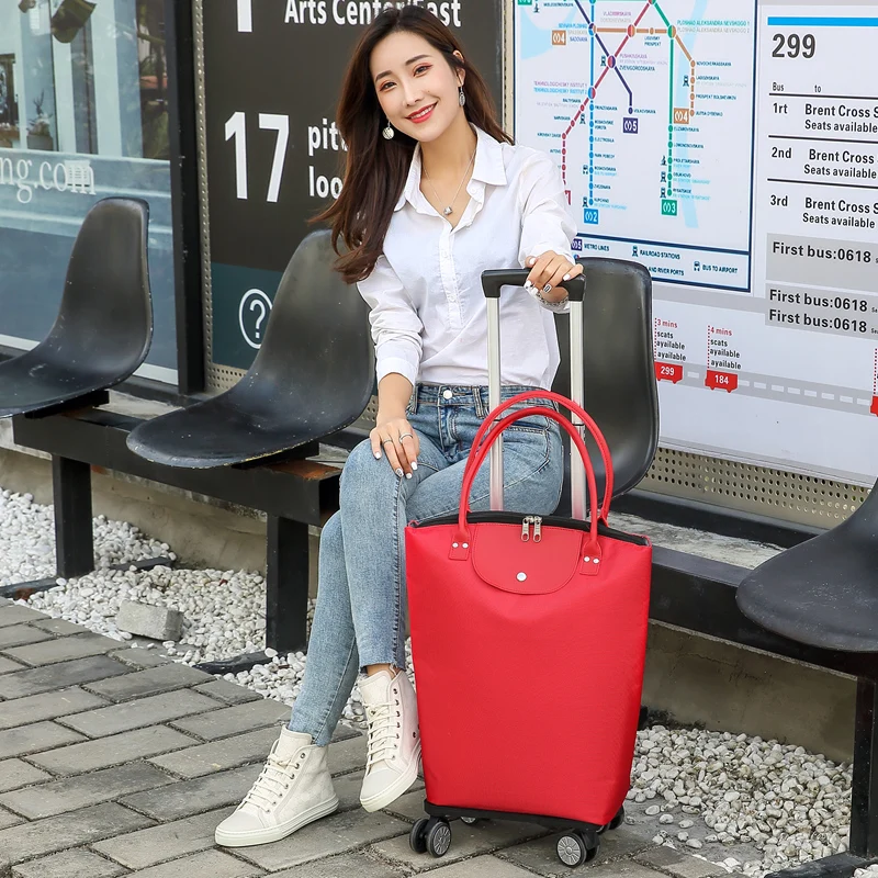 Weishengda rolling luggage bags for women Wheeled Luggage bag travel Trolley Bags on wheels Trolley Suitcase women wheeled Bags