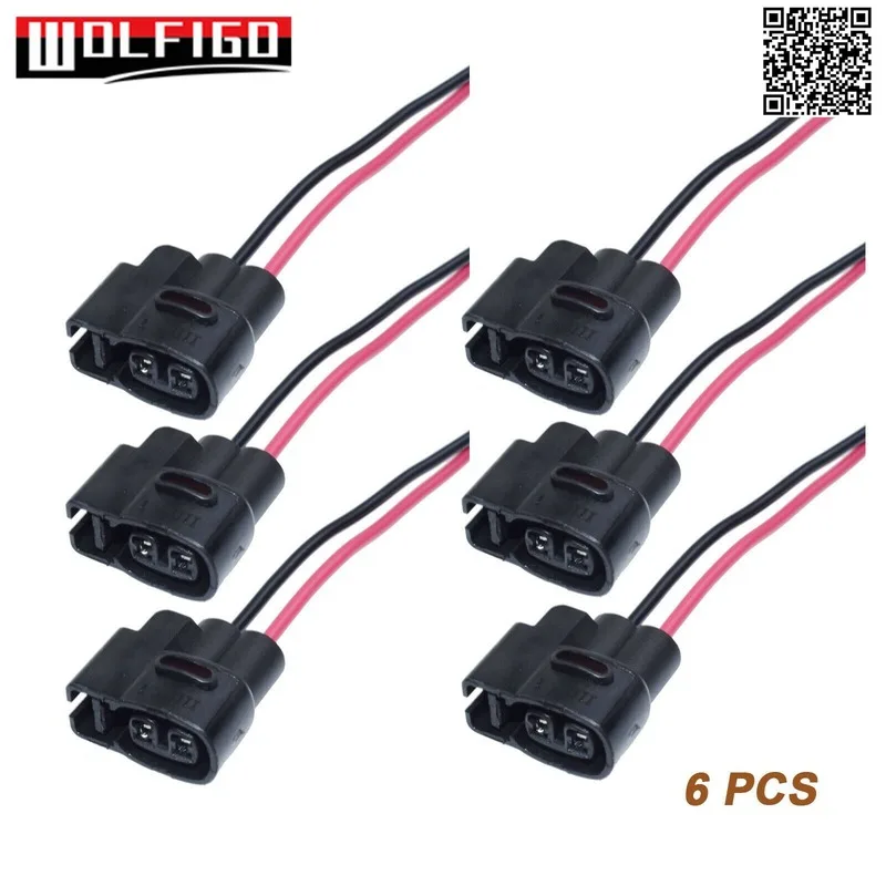 WOLFIGO Ignition Coil Connector Harness Wire Pigtail For Chrysler Dodge Plymouth V6 4609088AC, 4609088AD, 4609088AF,7T4Z12029E