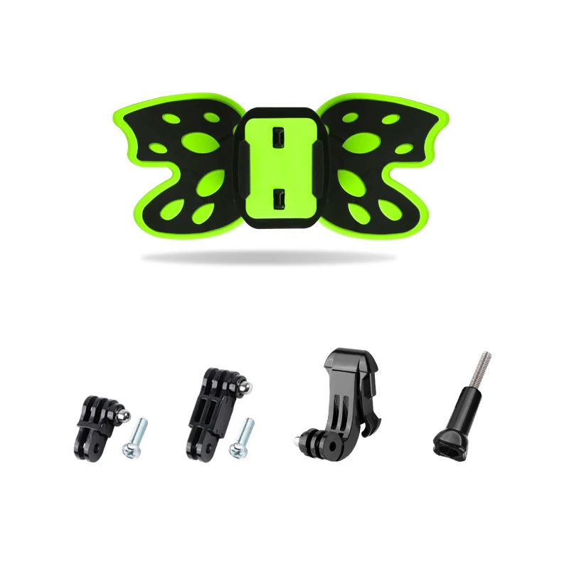 Untuk gopro 13 Accesorios helm baru kepala sabuk berkendara penyesuaian dudukan kupu-kupu dasar untuk Go Pro hero Insta360 DJI kamera aksi