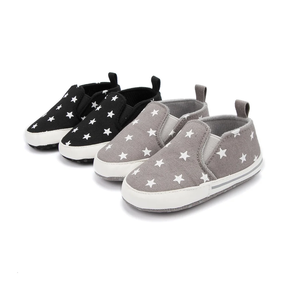 Baby Shoes Canvas Star Shoes Soft Sole Infant Casual Sport Baby Boy Girl Shoes Anti-Slip Sole First Walkers Toddler Crib Shoes