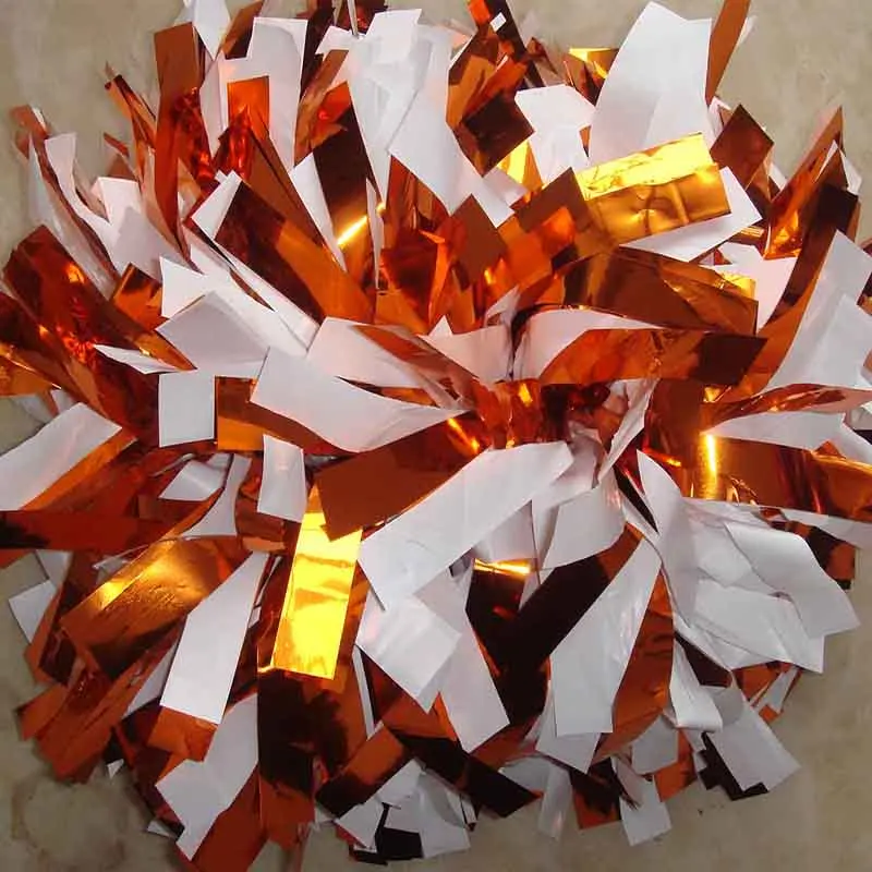 

Cheerleader Pom Poms, Compression Poms, Metallic Pom, 180g Baton Handle