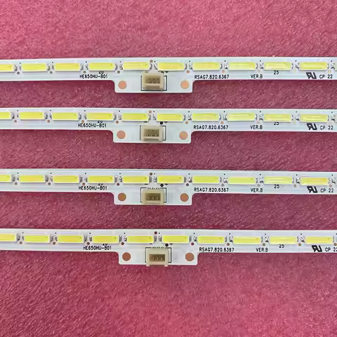 4pcs/set LED Strip for Hisense 65K5500UW 65H9E 65H7B 65H7B2 HE65K5510 H65M5500 Sharp LC-65N7000U HE650HU-B01 RSAG7.820.6367
