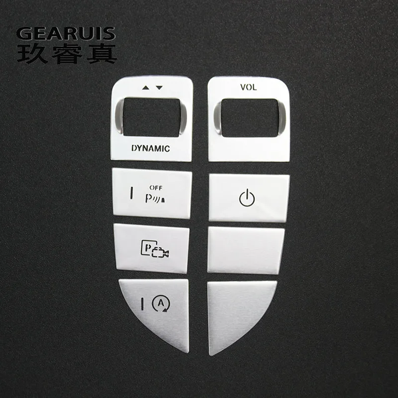 Car Styling For Mercedes Benz E Class W213 Center Console Gear Shift Multimedia Mouse switch Buttons Covers Stickers Accessories