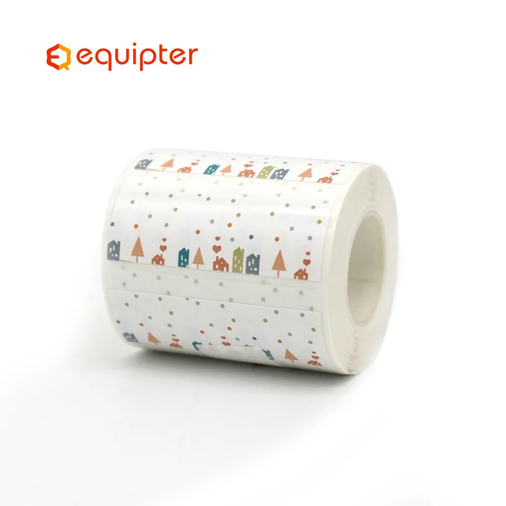 Stary Night Cute Thermal Label Roll 45x15 mm New Typeable Washi Tape Lovely Mark Sticker For EQ11 mini Thermal Label Printer