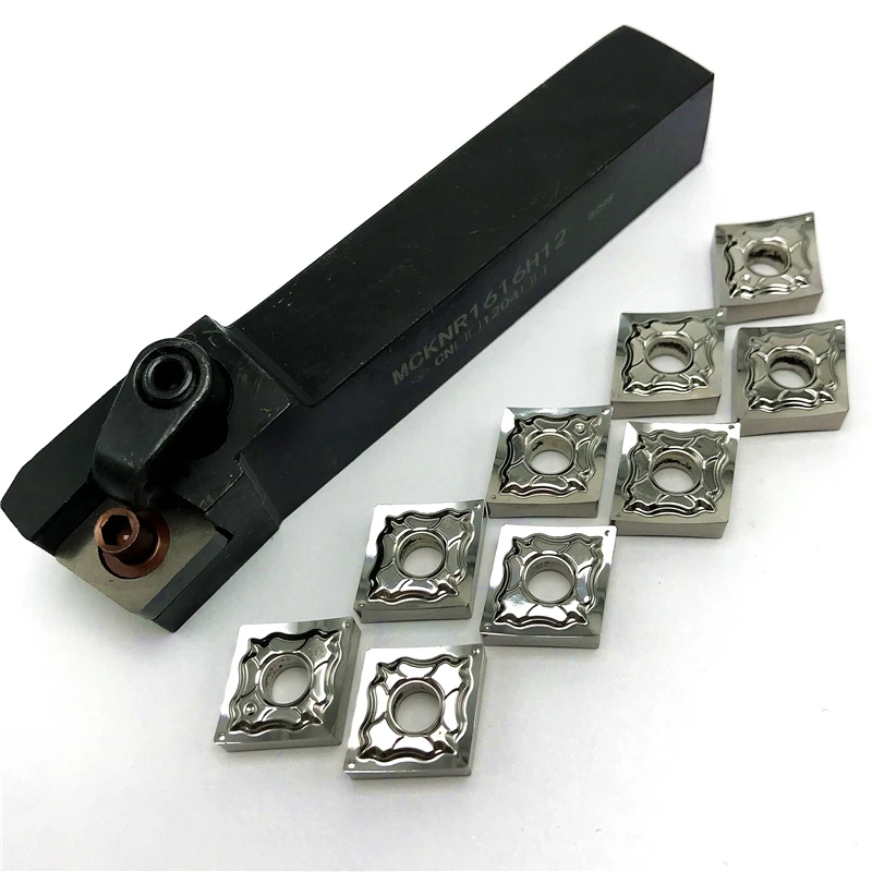 MCKNR1616H12 MCKNR2020K12 MCKNR2525M12 External Tool Holder +Carbide inserts CNMG120404 CNMG120408 Cutting tool Turning insert