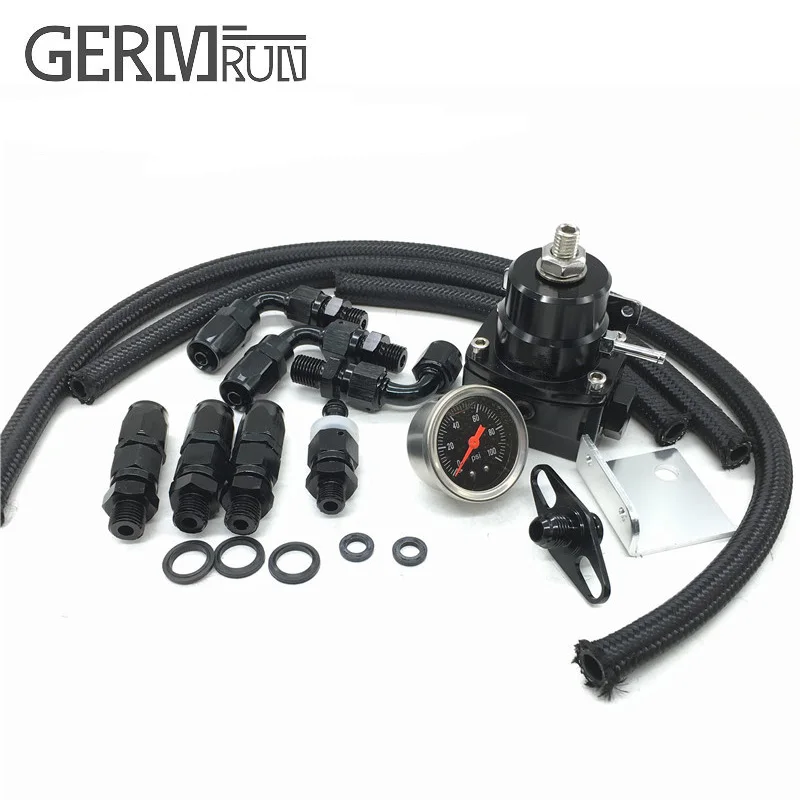 

High Performance Aer Style Fuel Pressure Regulator, Universal Oil Cooler Kit Whit Hose Fuel Pressure Regulator With Logo