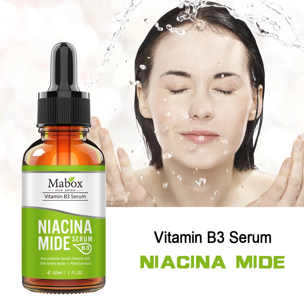 30ML New arrival Facial Serum essence with Niacin amide and Vitamin B3 effective for Tighten and Minimize enlarged lax pores