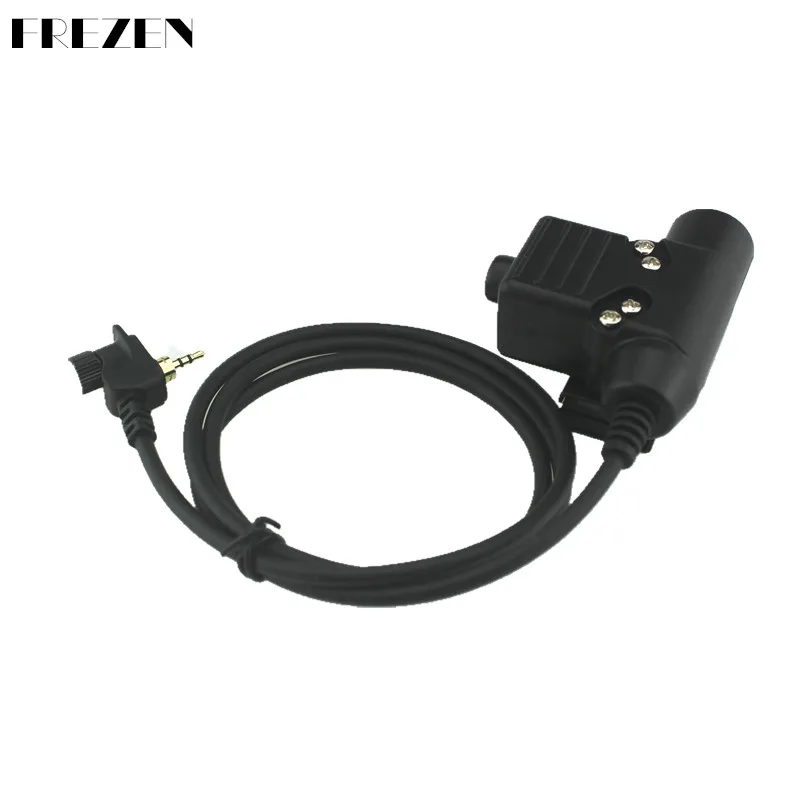 Z-Tactical U94 PTT Cable Military Adapter Z113 Transmit Switch for Motorola Two Way Radio MTP850 MTH600 MTH800