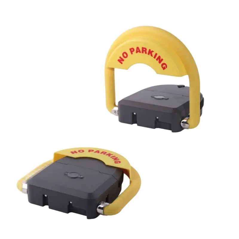 Rustproof And Durable Battery Operated Smart Parking Lock Grey & Red Appearance Optional Place An Order And Send 1 Mask