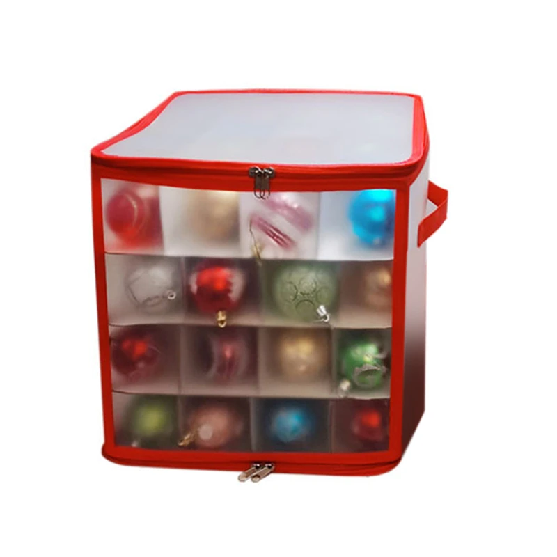 64 Grid Christmas Ball Storage Sorting Storage Box With Lid Christmas Xmas Tree Decoration Bauble Decor 2023 Baubles Storage Box