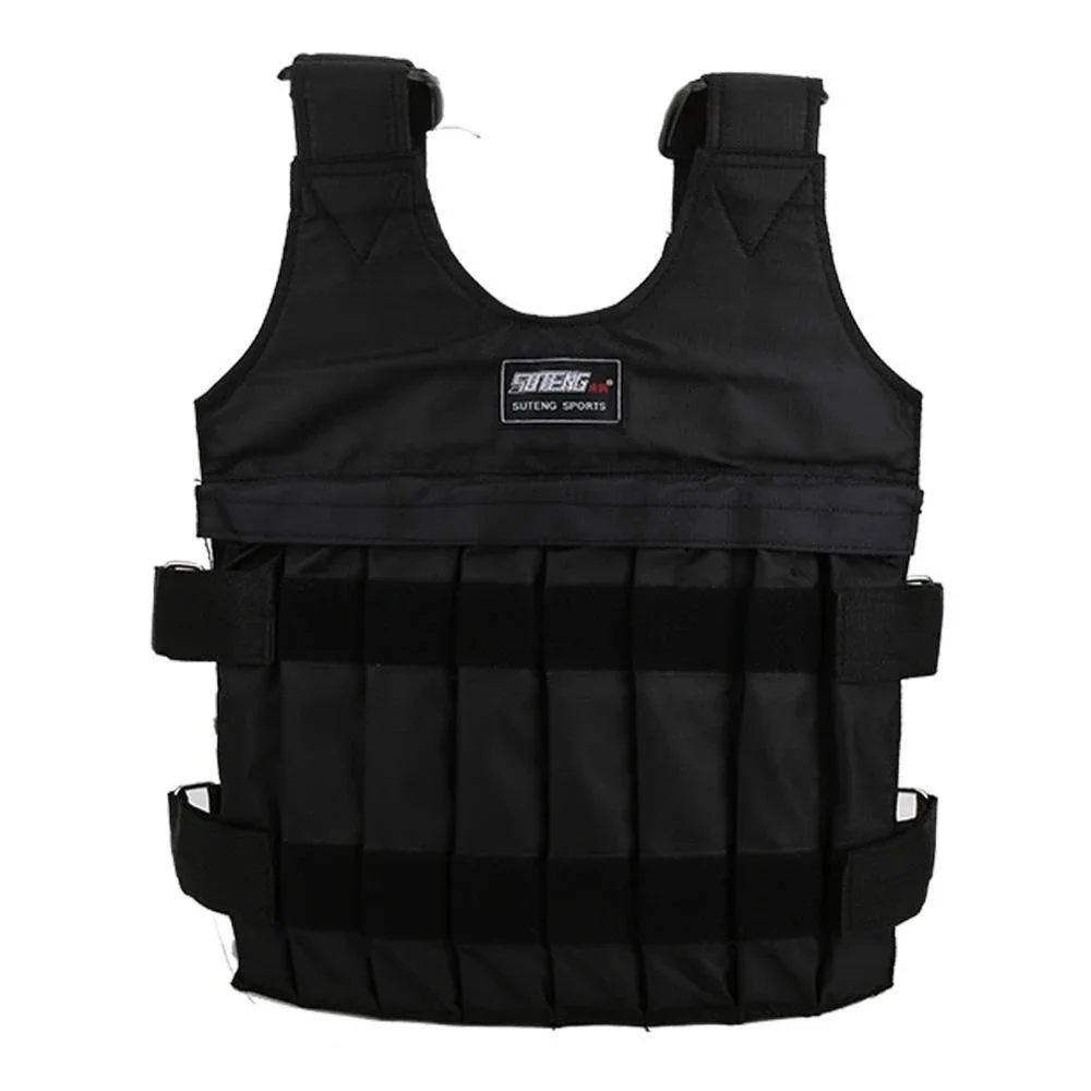 Nuovo 20kg 50kg caricamento gilet ponderato allenamento regolabile giacca Fitness allenamento palestra gilet da boxe gilet Fitness