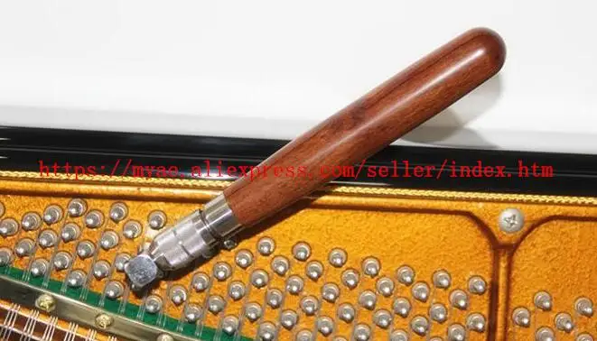 

Piano tuning wrench, retractable/hexagonal core/red wood handle