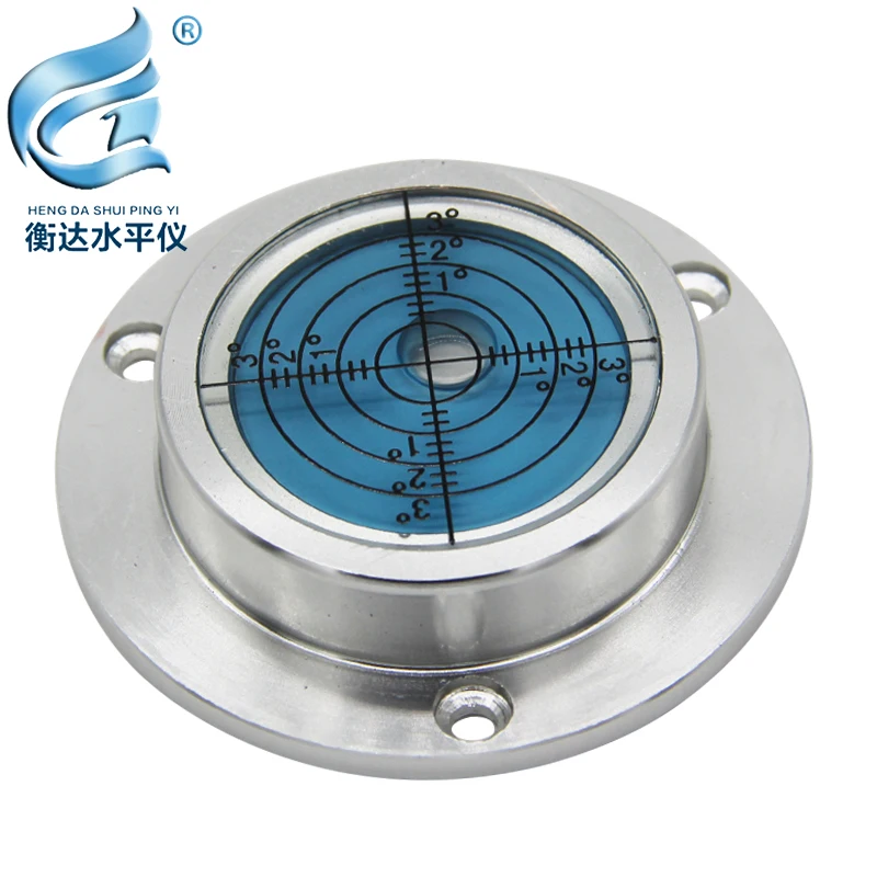 All metal level magnetic level bubble universal level high precision horizontal bubble flange level bubble
