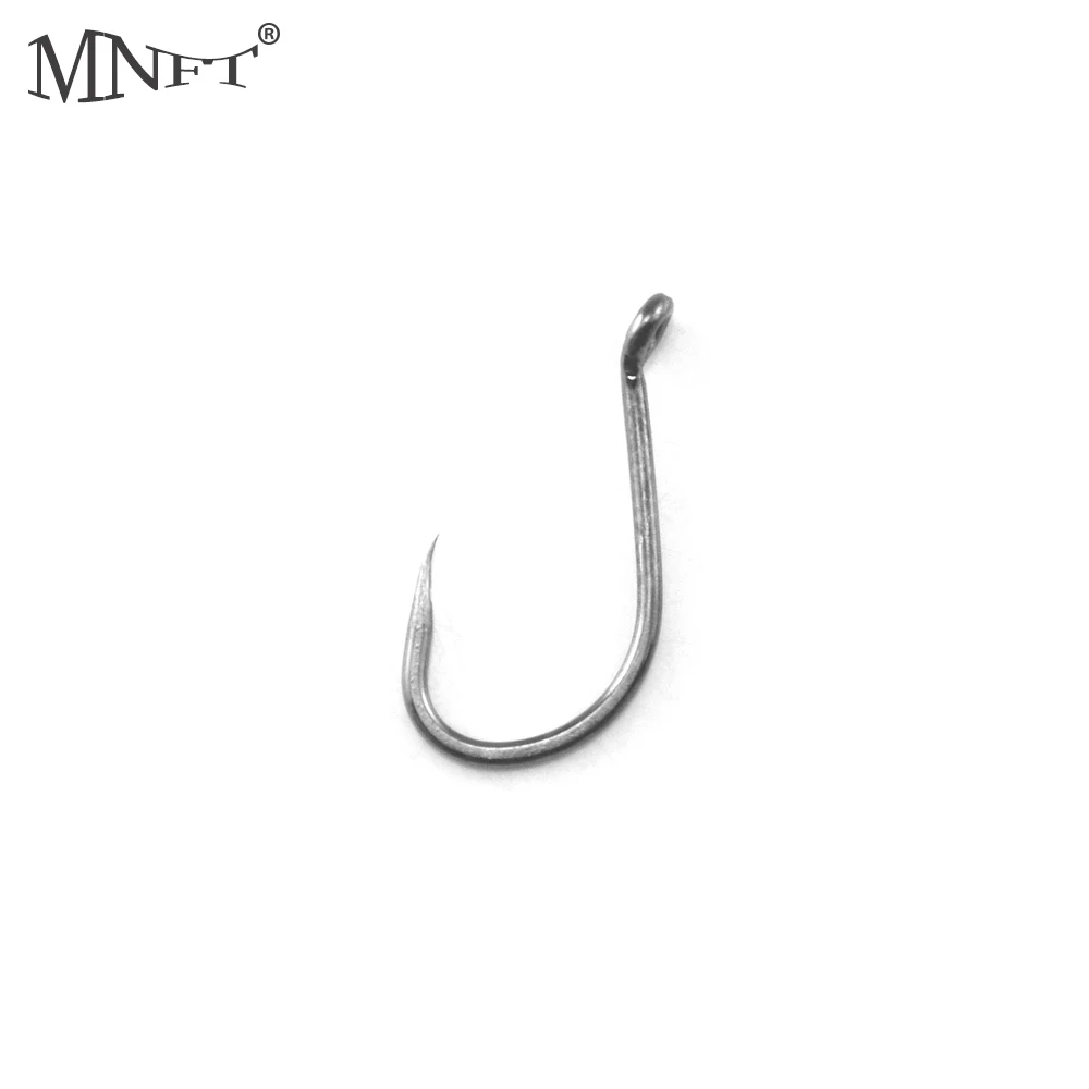 MNFT 200Pcs High Carbon Steel Carp Barbless Fishing Hook Size 6 7 8# Barbed Saltwater Fresh Water Fishhook Tackle