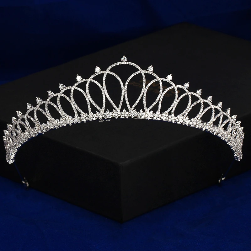 

TIRIM Crystal Bridal Tiara Crown Bride Headbands for Women Headpiece Prom Hair Ornaments Wedding Head Jewelry princess