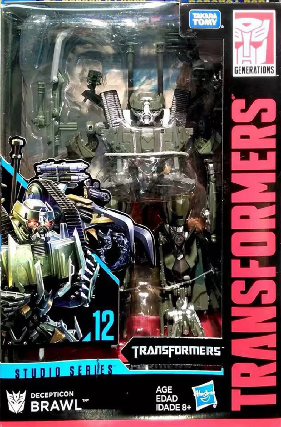 Hasbro Transformers Studio Series 12 Voyager Class Movie 1 Decepticon Brawl  Action Figure Model Toy SS12 - Kids Ages 8 & Up