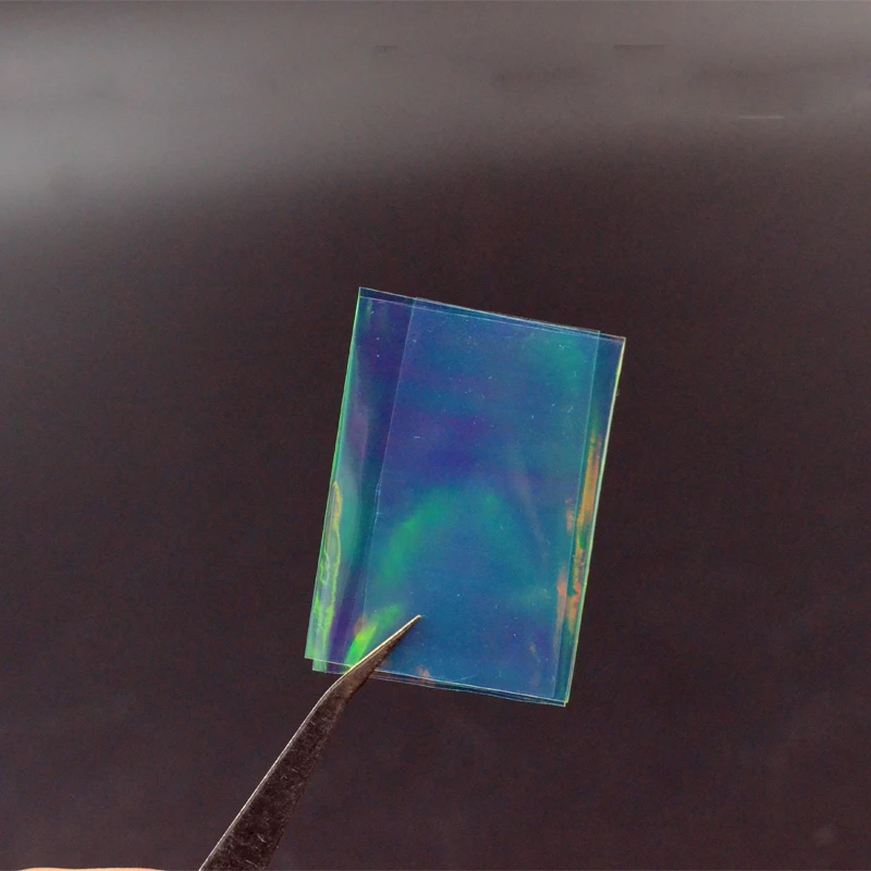 3colors Rainbow Film Sabiki Rig Making Shirmp Flash Back Wings Fly Tying Materials 10pcs 20*5cm Scud Nymph Body Clear Film